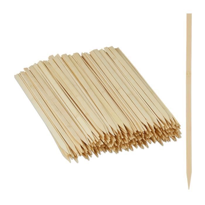 pic brochette bois en bambou lot de 250 - 10028727-0