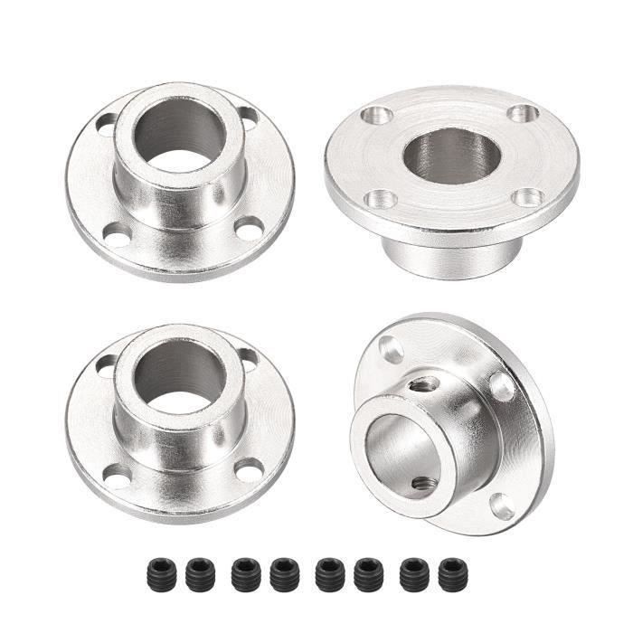 Coupleur Rigide En Aluminium Pour Arbres 6mm Et 7mm - Longueur 25mm - Uxcell