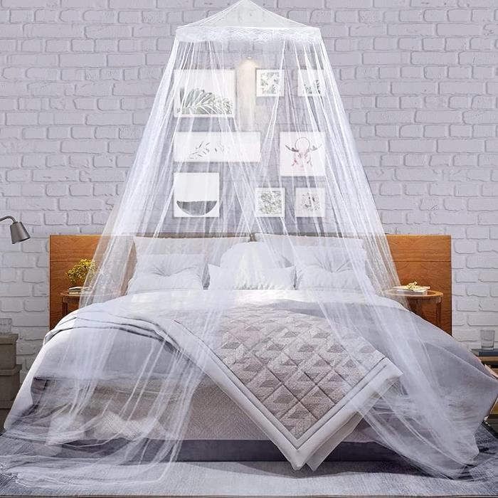 Moustiquaire De Lit Arc-en-ciel Avec étoiles Phosphorescentes – 1,5 à 1,8 M, Intérieur/extérieur, Suspendue