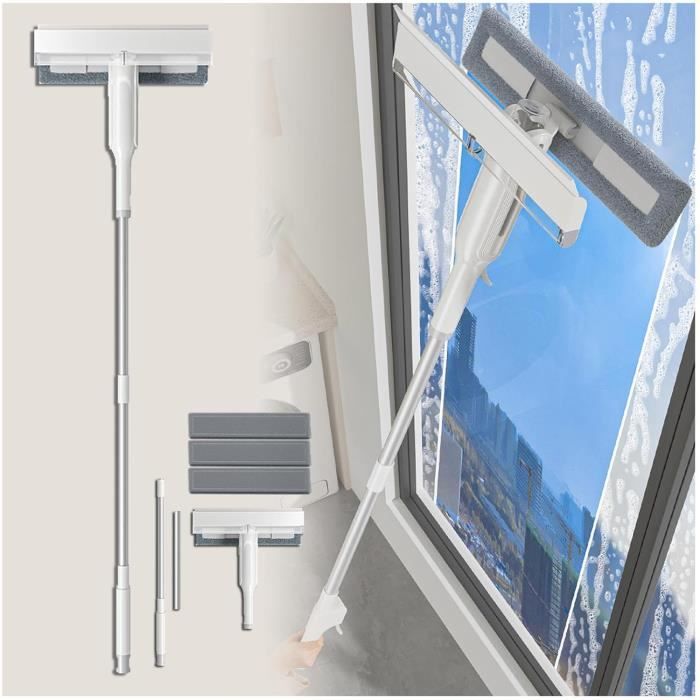 Tyroler Raclette Vitre Professionnel à Manche Long Télescopique 1.6 M