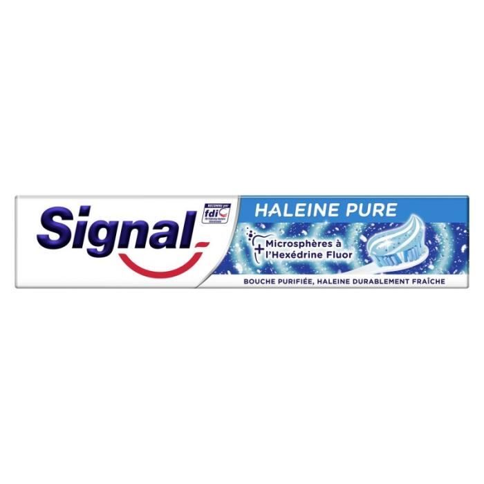 SIGNAL - Dentifrice Haleine Pure Tube 75Ml - Lot De 4