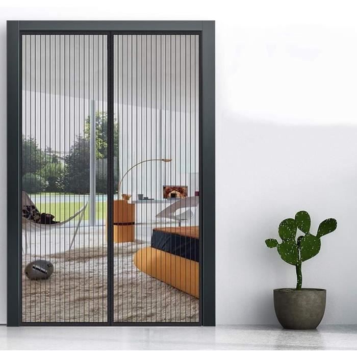 Moustiquaire Porte Fenetre Magnetique 95x260cm,Moustiquaire