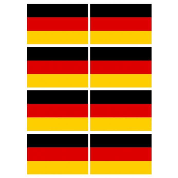 Autocollant de Macédoine drapeau drapeau 30 x 20 CM des autocollants autocollant