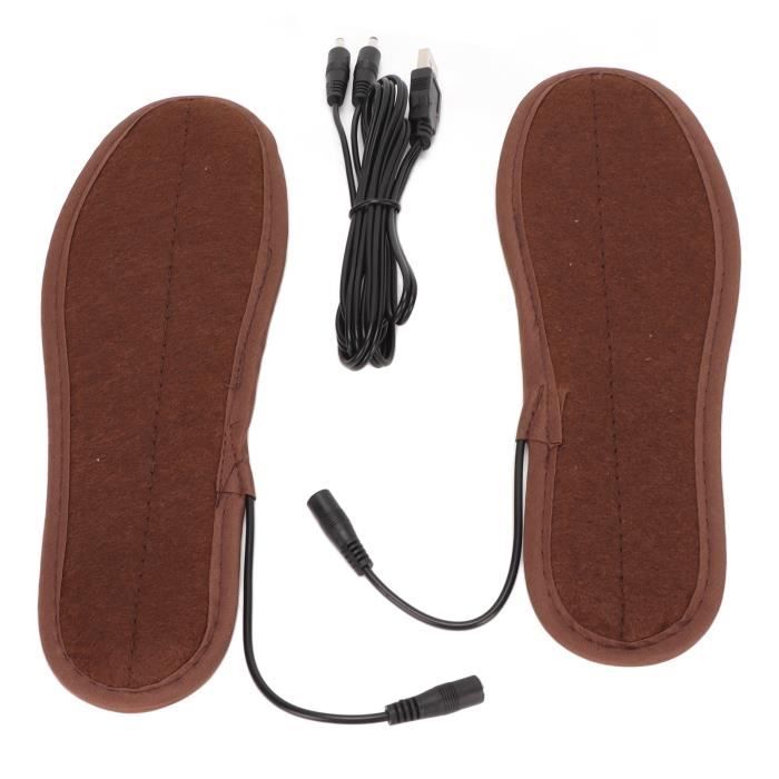 Semelles Chauffantes USB Unisexe - Lavables, Tailles 35-40 Ou 41-46, Pour Pieds Froids