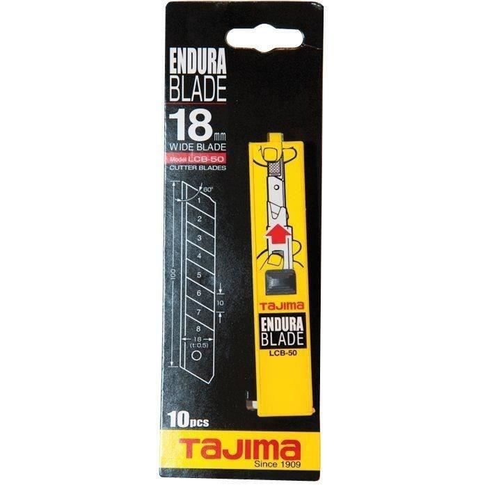 Lames de cutter - TAJIMA - 18 mm - lot de 10