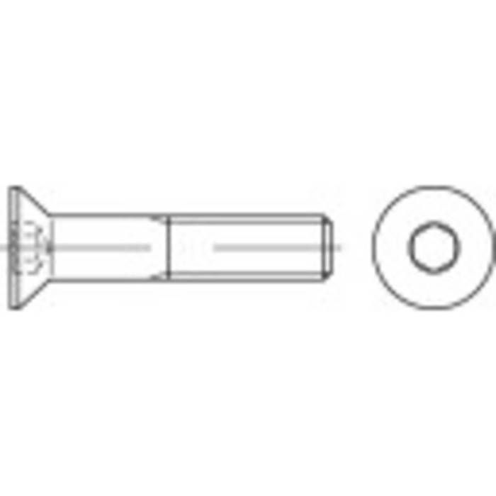 Vis à Tête Hexagonale Vis Mécanique zinguée M5x20 clé de 8mm M5