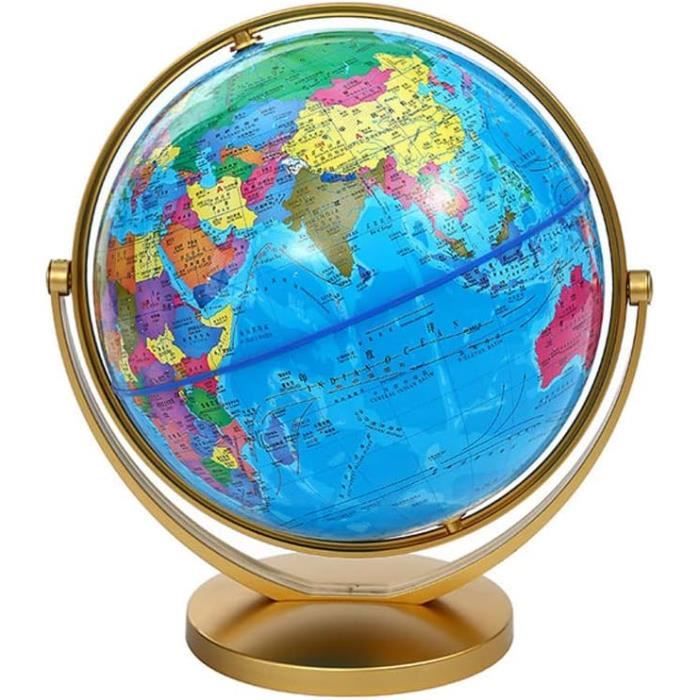 Globe Terrestre SEWACC Pour Enfants - Rotatif Avec Carte Détaillée, Idéal Pour Apprendre La Géographie à La Maison !