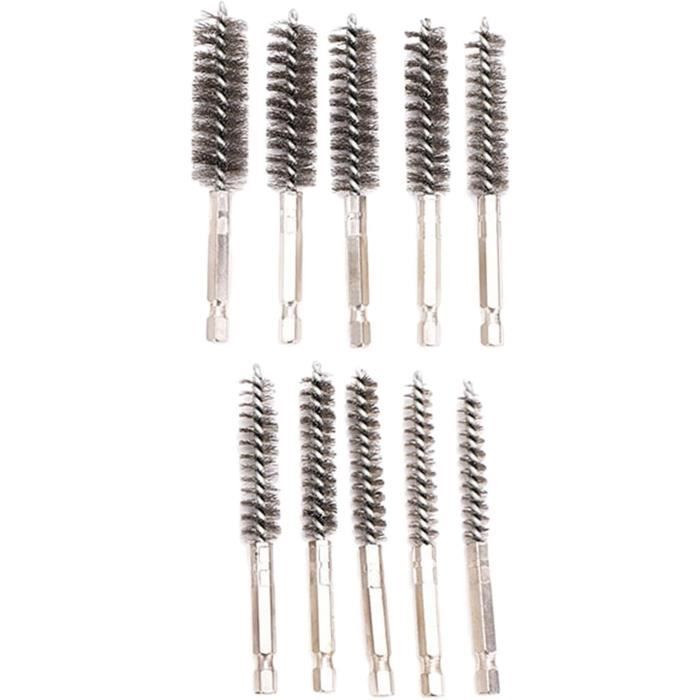 Lot De 2 Brosses à Tube Double Spirale Norton 1-1/4 Pouces - Nettoyage Métal, Référence 38933