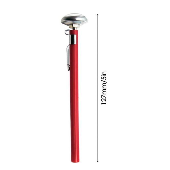 JOYWE Thermomètre à compost – Thermomètre à cadran en acier inoxydable