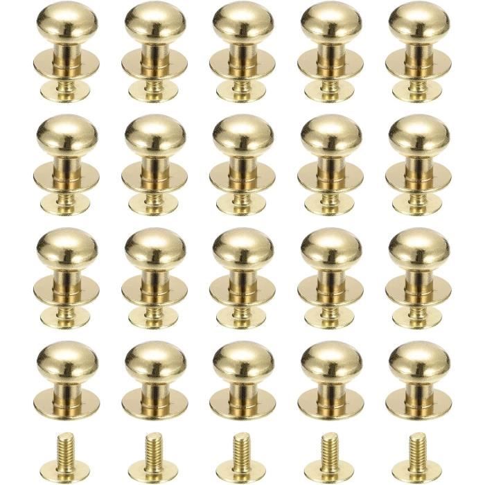 Boucle à tête sphérique - KOWAKU - 10 pièces M2 rotule métal Boucle à tête sphérique - KOWAKU - 10 pièces M2 rotule métal