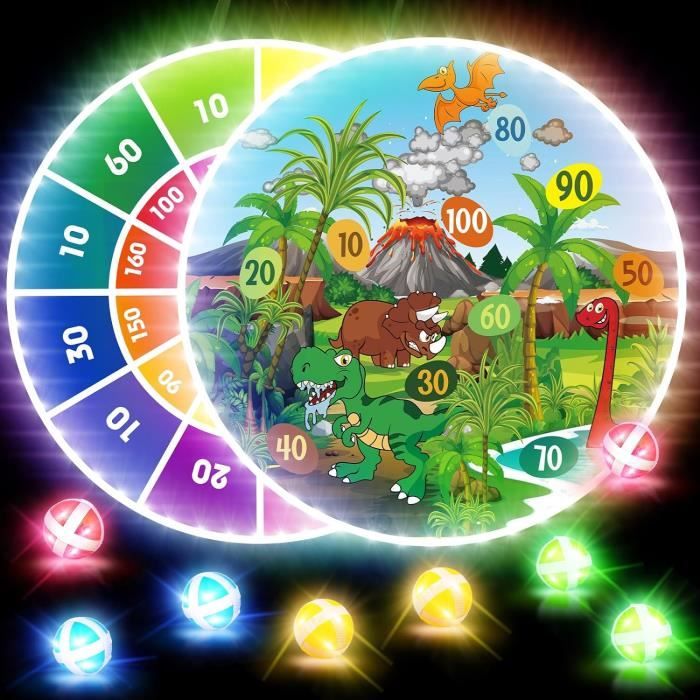 Jeu De Fléchettes SALALIS - Jeu De Plateau Pour Enfants - Cible De 74cm