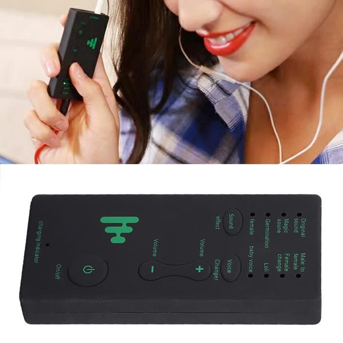 Changeur De Voix Portable Bluetooth Avec 16 Effets - Mini Carte Son Pour Streaming, Jeux, Podcasts Et Appels