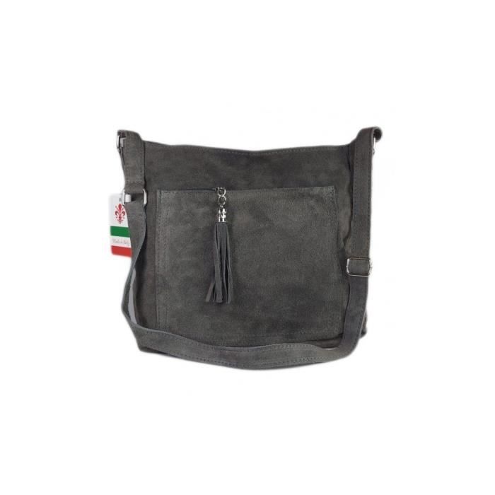 Sac VERA PELLE WAF567G Graphite - Femme/Adulte - Cdiscount Jardin