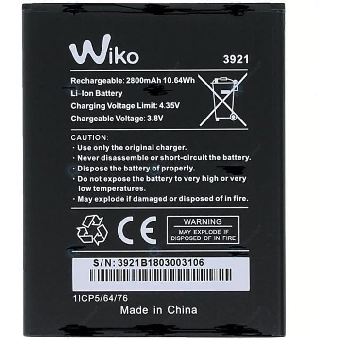 Batterie Wiko Lenny 5