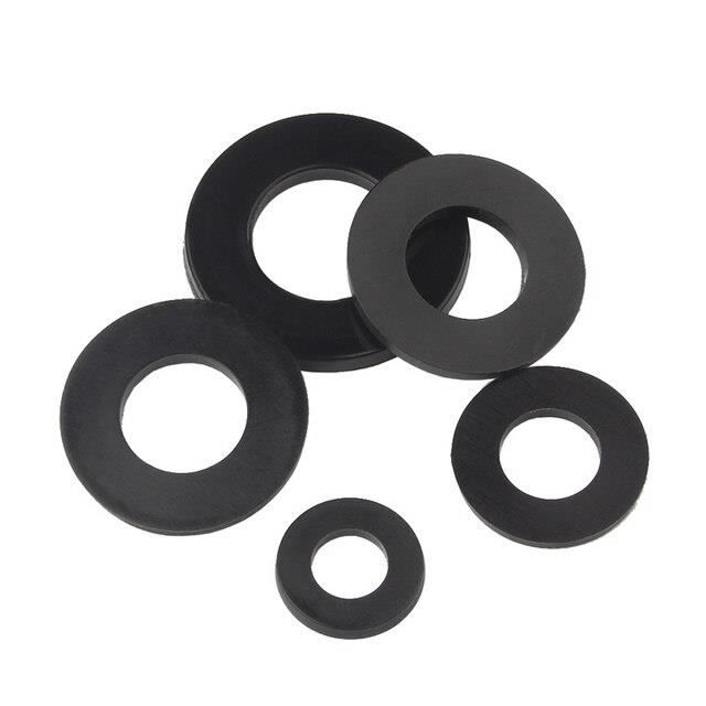 Lot de 500 Rondelle Nylon, Plastique Rondelles Plates en Nylon M2 M2.5