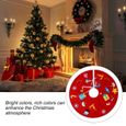 1 pc Durable Festival tablier décoratif de Noël de pied de sapin arbre de noel - tapis de sapin arbre de noel decoration de noel-1