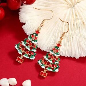 Lot de 5 Paires de Boucles d'Oreilles de Noël - Mini Boules Colorées, Pendantes Amusantes pour Femmes et Filles, à Paillettes - Bijoux de Fête