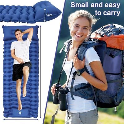 Matelas De Camping Frasheng 10 Cm – Gonflable, Ultraléger, Avec Oreiller Et Pompe à Pied, Pour Rando