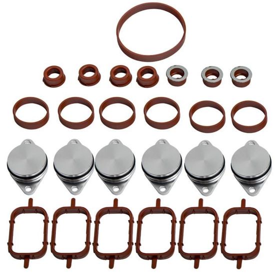 Kit Soppressione Valvole Swirl Per BMW - Tappi In Alluminio Da 33mm, Per Motori M47, M57, Serie 3, 5, 7, X3, X5 - Foto 3