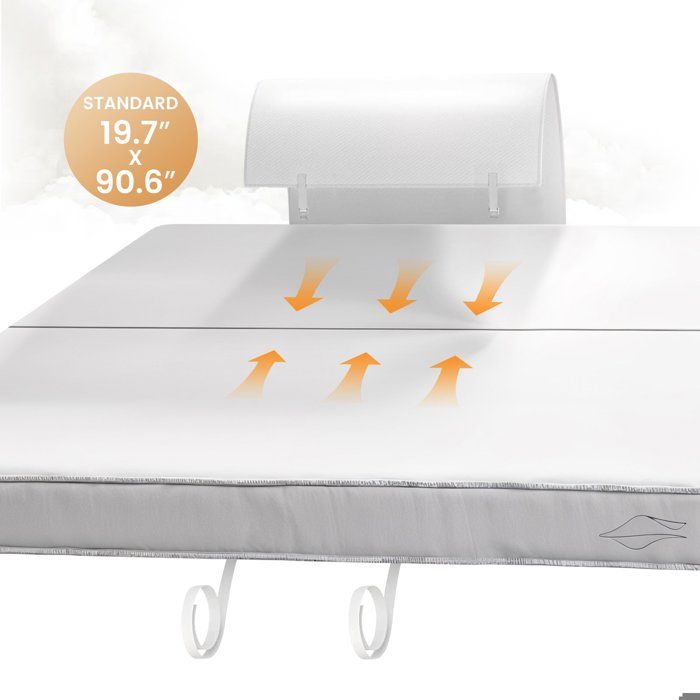 Pont De Matelas 'Love Bridge' - 200x18 Cm - Pour Assembler 2 Lits, Élimine L'espace, Avec Sangle Et Sac De Transport