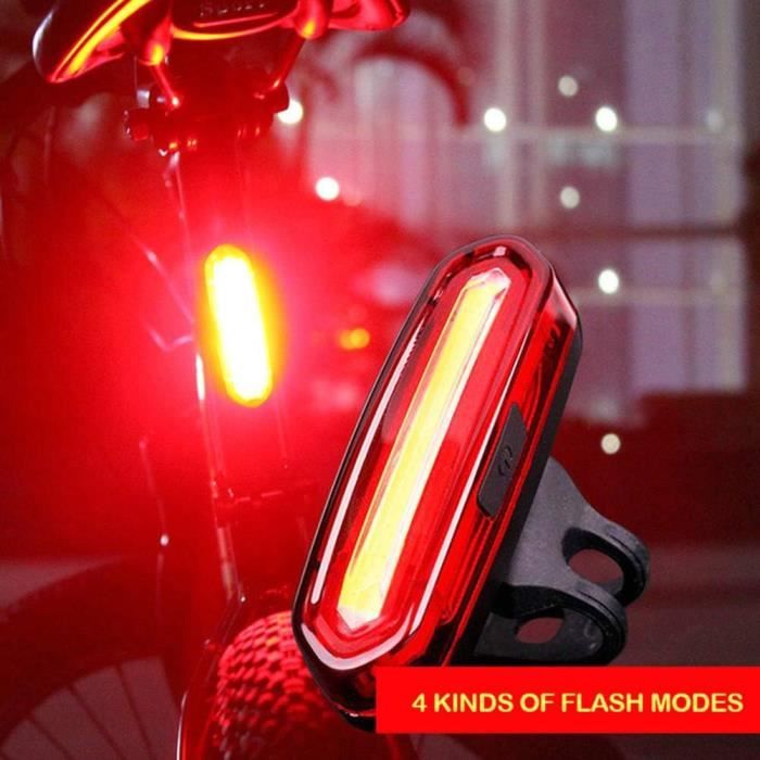 TOWILD TL05 Feu Arrière Vélo – Capteur Freinage + Lumière Auto – USB-C – IPX6 – 40h Autonomie – 5 Modes