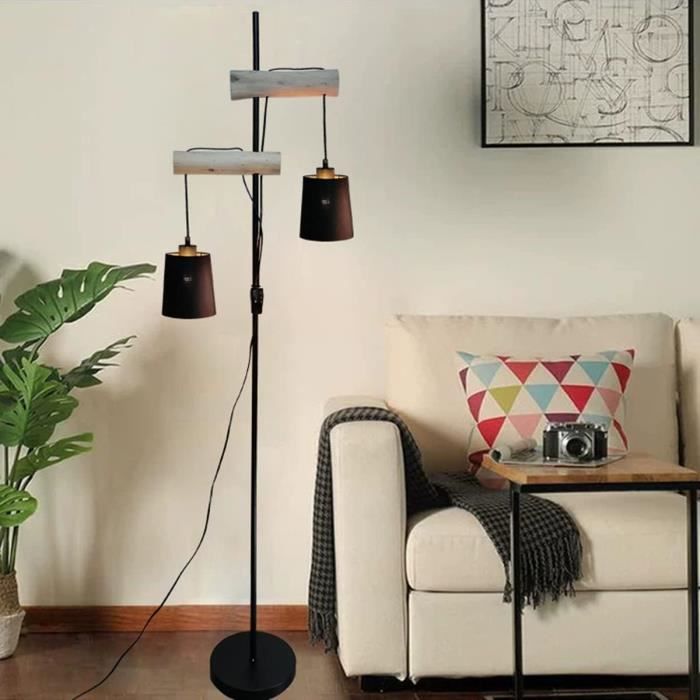 Lampadaire Led Salon Lampe Sur Pied Pour Salon Chambre Avec Luminosité  Réglable 35x35x170cm - Cdiscount Maison