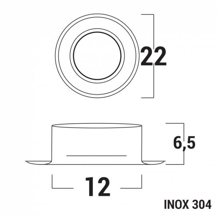 50 œillets Ronds En Inox A2 – 12 Mm – Pour Bâches, Bannières Et Projets DIY – Marque Spannfix-shop.com
