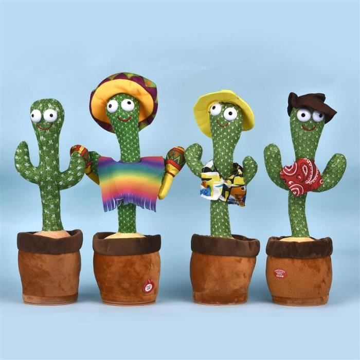 Jouet musical d'éveil GENERIQUE Jouets en peluche de cactus