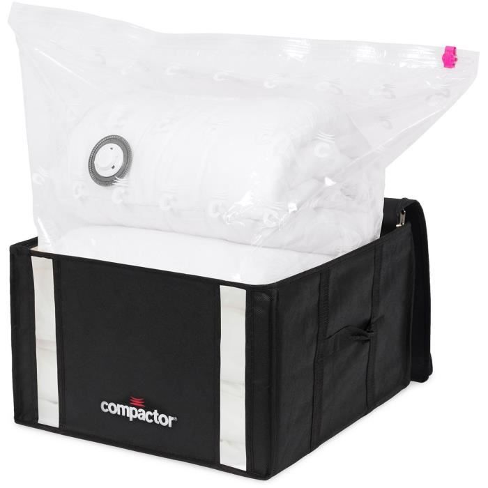 COMPACTOR Housse de rangement Taille S Noir Cdiscount Maison