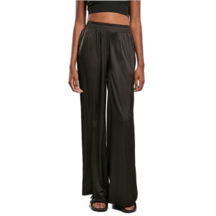 Pantalon large noir femme clearance
