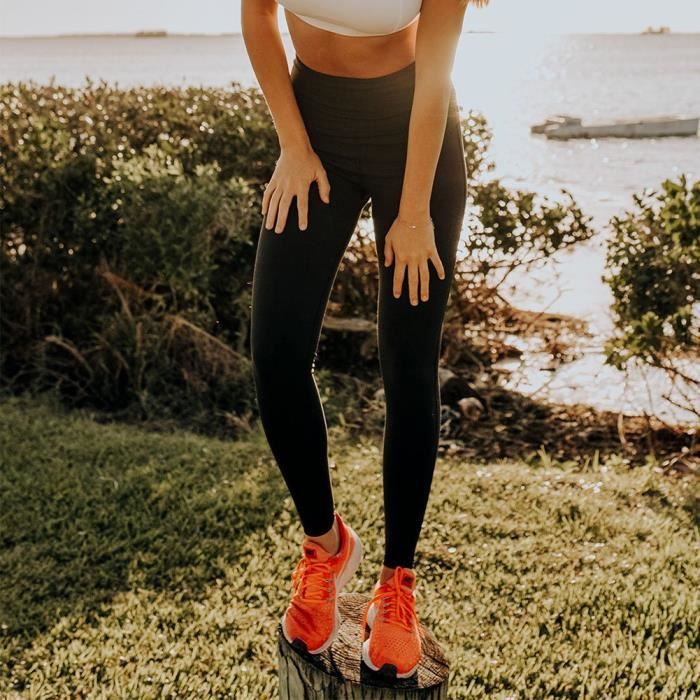 Legging Sport Femme - Yoga Fitness Gym Pilates - Taille Haute - Rose Rose -  Cdiscount Sport