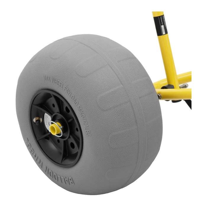 Roue De Rechange Pour Chariot De Kayak – TPE Anti-crevaison, PA, Diamètre 25,5 Cm, Noir