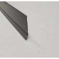 Plinthe souple en PVC grande qualité de MadeInNature®, hauteur 70 mm, longueur (10ml, Gris foncé) -2