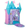 Tente de jeu pop-up château La Reine des Neiges Disney - Bleu - Pour enfant de 2 ans et plus-2