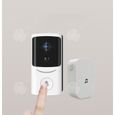 INN® Sonnette vidéo intelligente wifi sonnette sans fil intelligente interphone  capture automatique téléphone portable  distance-2