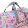 TD® Sac de voyage pliant sac fourre-tout pliable femme grande capacité voyage d'affaires embarquement courte distance bagage étanche-2