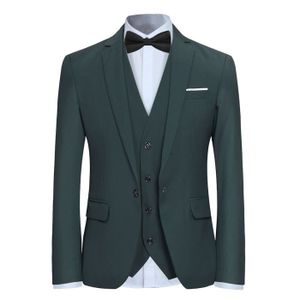Costume Homme 3 Pièces AUTSEL - Slim Fit - Veste 1 Bouton, Gilet