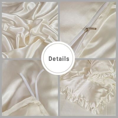 Soleil D'Ocre Housse De Couette 140x200 Cm + Taie - Motif Ethnique Blanc Vert