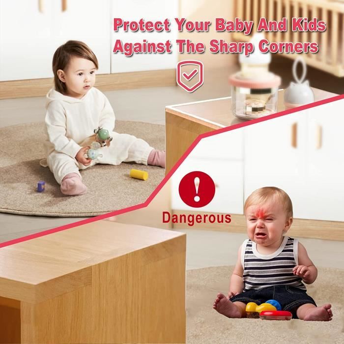 Silicone Coin de Table Protection Bebe , 3M Pré-adhésif Transparent Protection  Meuble Bébé , Protecteur des Bords et Angles de[124] - Cdiscount  Puériculture & Eveil bébé