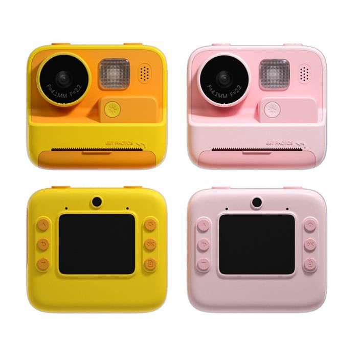 Appareil Photo Enfants Avec Impression Instantanée – Noir Et Blanc, 12MP, Vidéo 1080P, Carte SD 32Go, Pour 3-12 Ans Appareil Photo Enfant Impression Instantanée