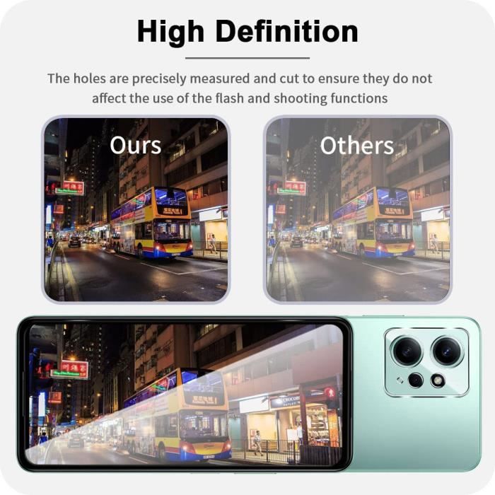 Aerku Verre Trepé Pour Xiaoi Redi Note 11 Pro 5G/4G 6.67", Caéra Arrière Protecteur [2 2