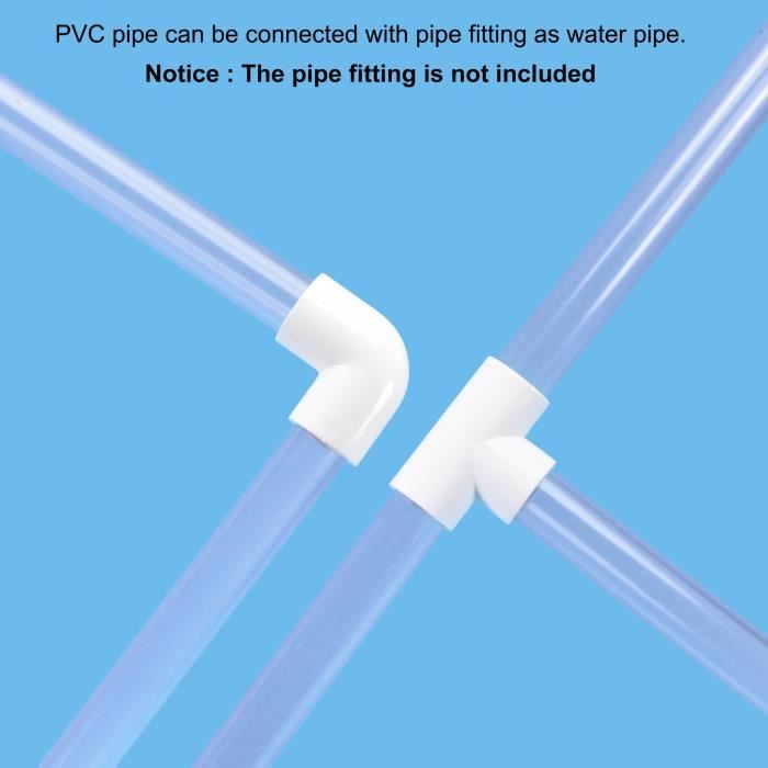Raccord Tuyau PVC Anti-Retour 100mm MKK - Blanc, Pour Systèmes De Ventilation Ronds