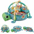 Tapis d'éveil bébé évolutif Disney Princesses - Tortue - Avec piscine à balles et 5 jouets d'activité-3