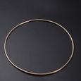 HEALLILY Attrape-r/êves Anneaux M/étal Macram/é Cercles de Fer Ronds pour Projets de Bricolage D/écorations de Mariage de No/ël Accessoires de Photos D/écoration Murale 35mm