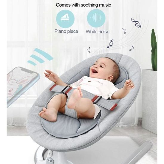 Balancelle Transat Bebe Electrique Multifonctionnel Vibrant Et Musical Gris Cdiscount Puericulture Eveil Bebe