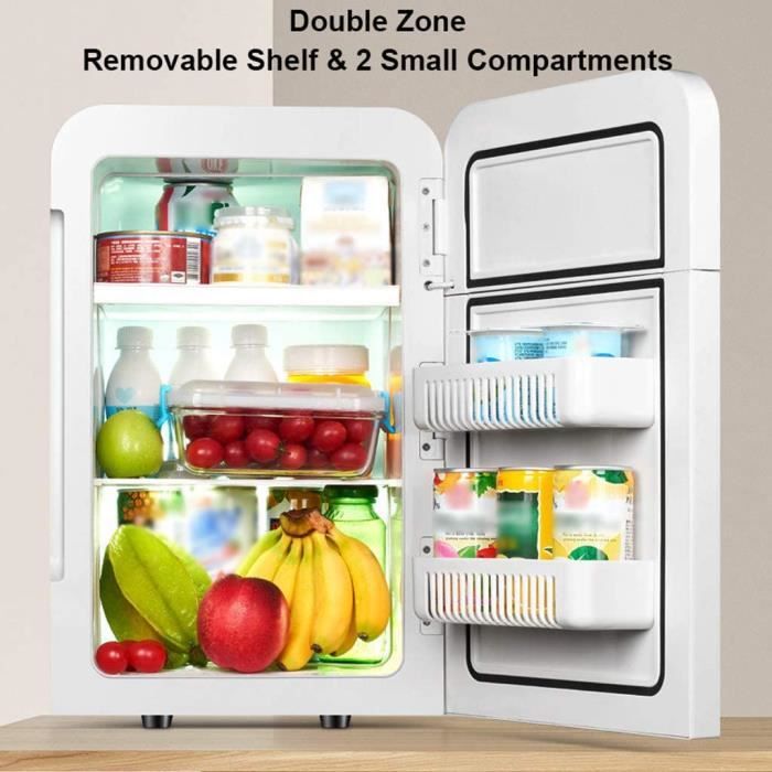Mini réfrigérateur mobile 2 en 1, Pause repas