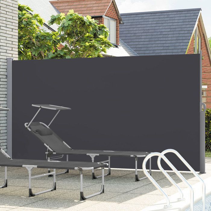 ISOISL Store extérieur vertical - 100 x 140 cm - Protection solaire - Protection contre les regards indiscrets - Protection UV - Pour balcon, terrasse, jardin - Anthracite ISOISL Store extérieur vertical - 100 x 140 cm - Protection solaire - Protection contre les regards indiscrets - Protection UV - Pour balcon, terrasse, jardin - Anthracite