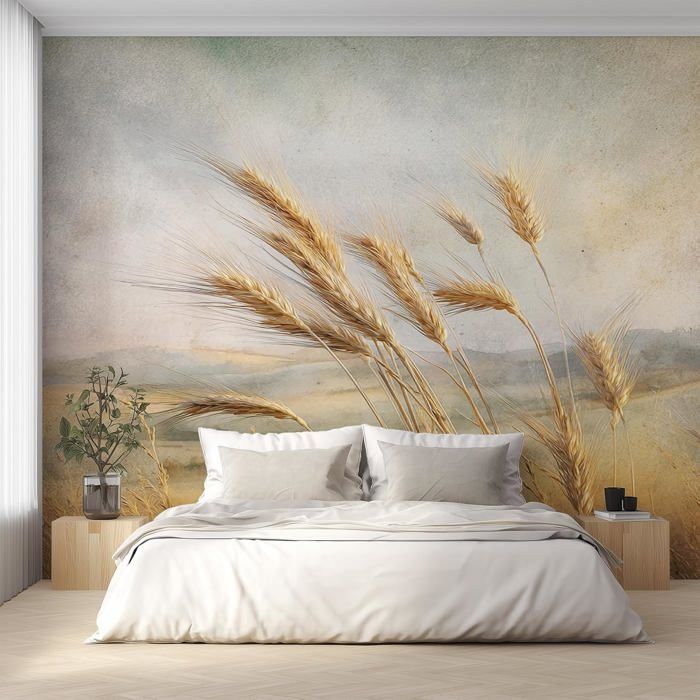 Fsdgdf Papier Peint Intissé Nuage Simple Moderne Décoration Murale Poster Tableaux Muraux Tapisserie Photo Trompe L'oeil Salon Chambre Art Mural