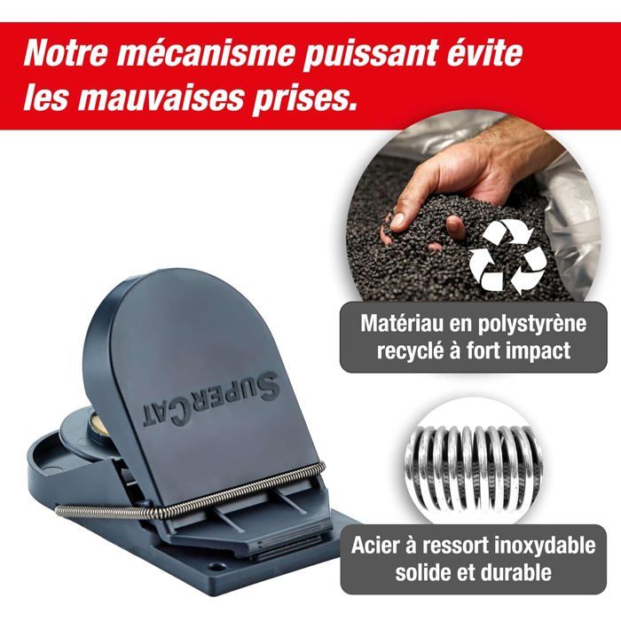 Piège à Cafards Réutilisable PVC Avec Appât - Capture Physique Efficace Et Sans Danger