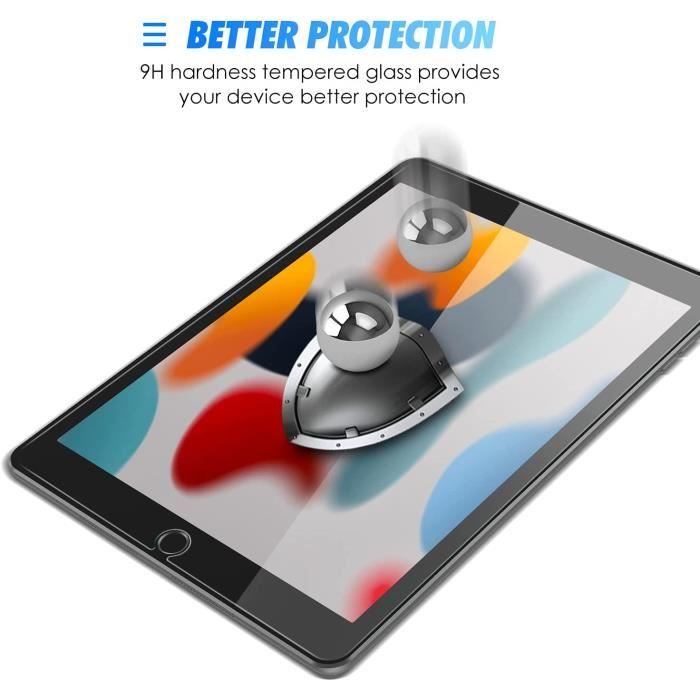 Lot de 2 ecran de protection pour iPad 10,2 9éme génération 2021 - Yuan  Yuan - Cdiscount Informatique